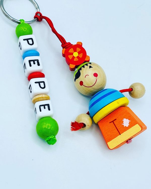 Schlüsselanhäger "Pirat" mit Namen – Bild 3