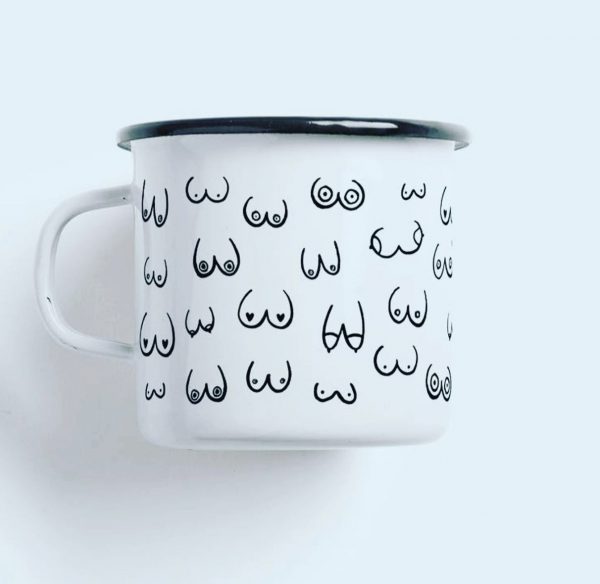 Tasse Emaille, mit verschiedenen Sprüchen – Bild 9