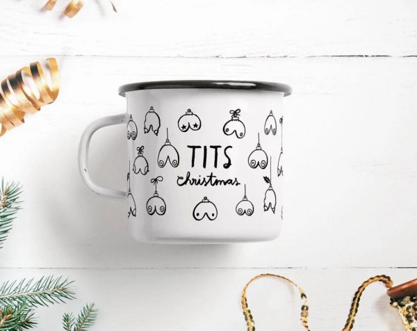 Tasse Emaille, mit verschiedenen Sprüchen – Bild 7