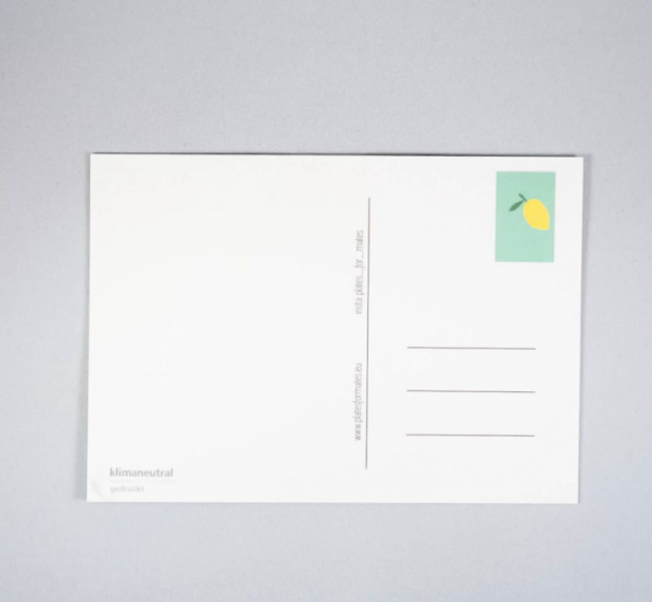 Postkarte "easy - peasy - lemon - squeezy" – Bild 2