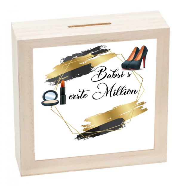 Spardose " Meine 1 Million" personalisiert – Bild 2