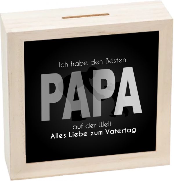 Spardose "Vatertag" Der Beste Papa – Bild 2