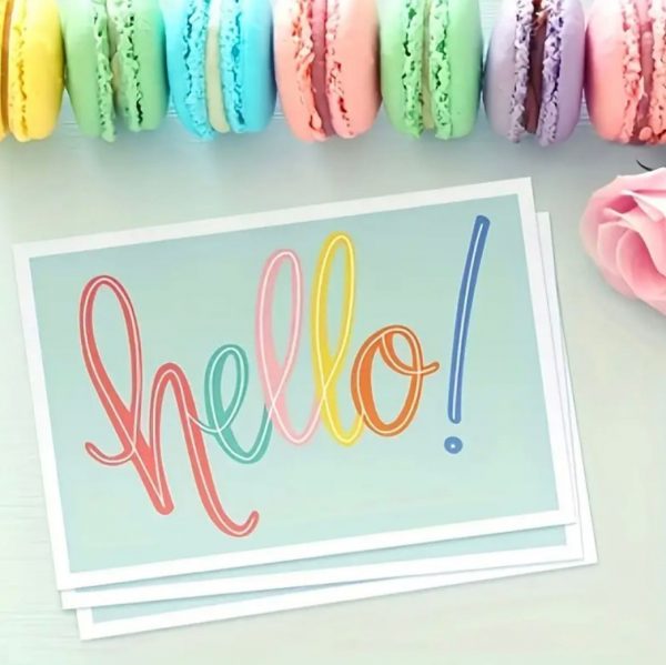 Postkarte "hello!" – Bild 2