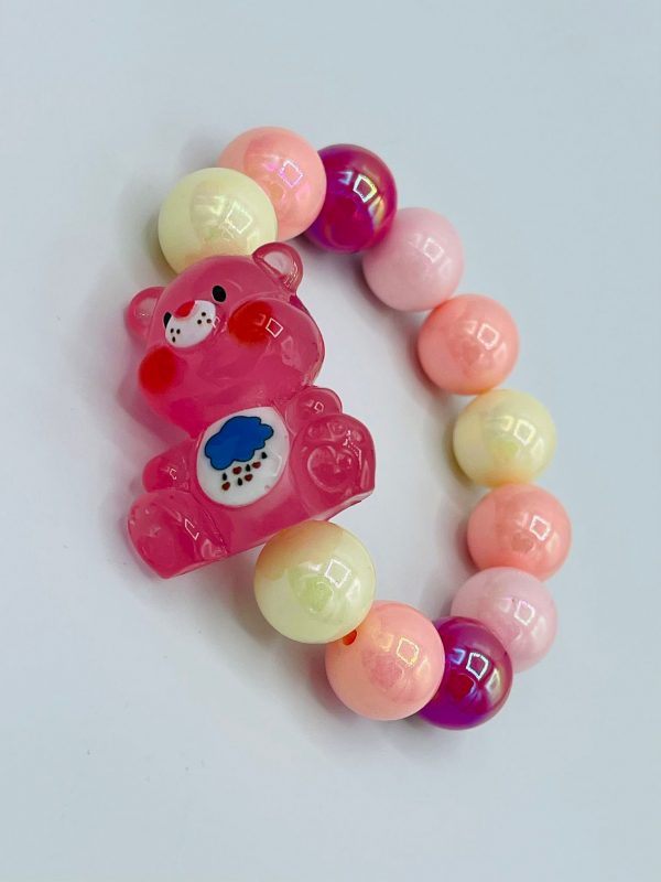 Glücksbärchen Perlen Armband - leuchtet im Dunklen – Bild 4