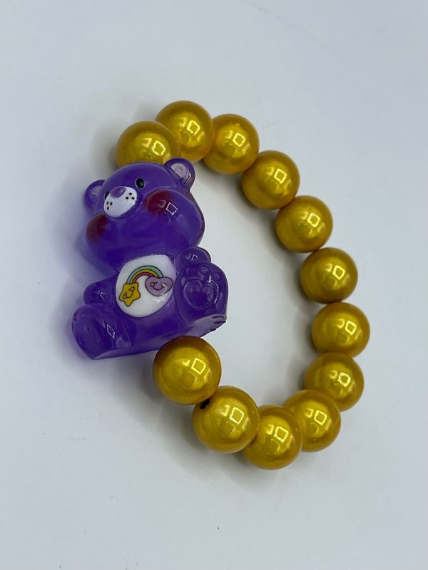 Glücksbärchen Perlen Armband - leuchtet im Dunklen – Bild 2